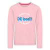 Dit Looft! - Kinder Langarmshirt - rose shadow