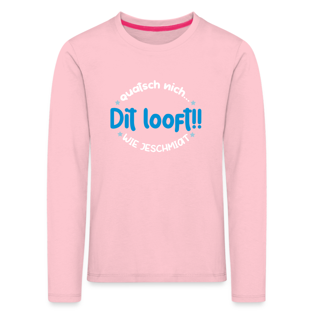 Dit Looft! - Kinder Langarmshirt - rose shadow
