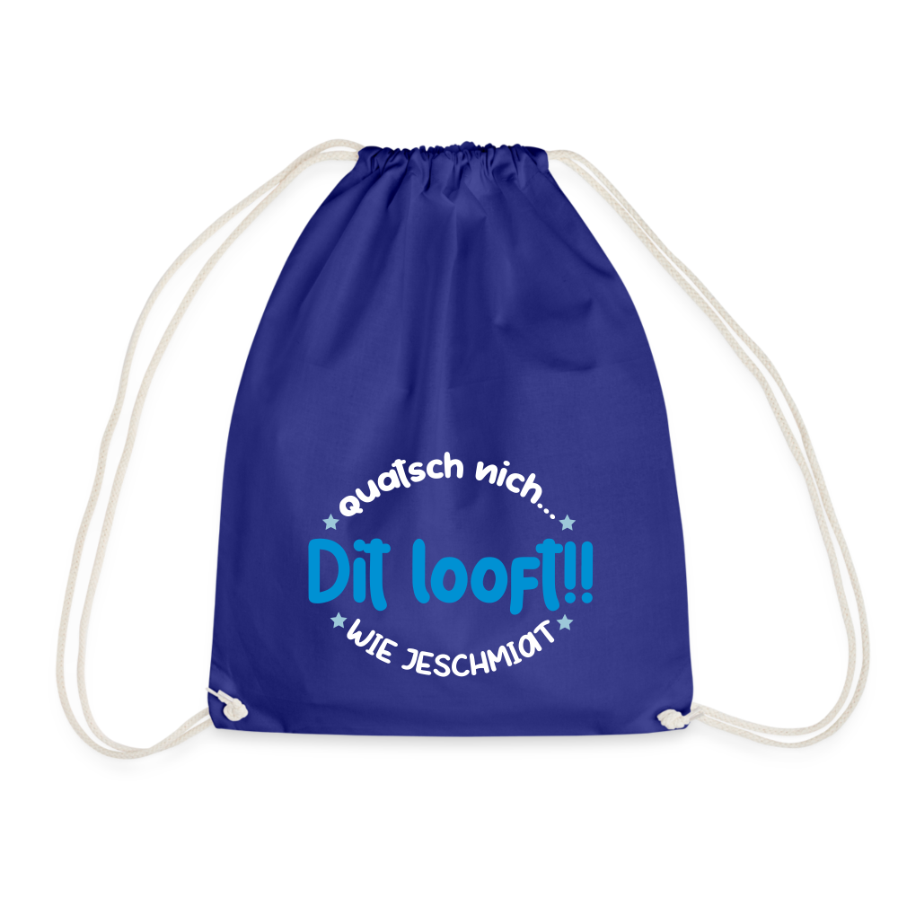 Dit Looft! - Turnbeutel - royal blue