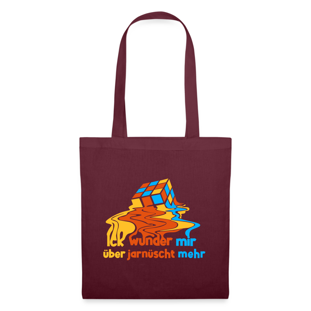 Ick Wunder Mir - Stoffbeutel - burgundy