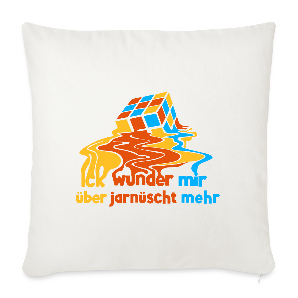 Ick Wunder Mir - Sofakissen mit Füllung (45 x 45 cm) - natural white