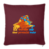 Ick Wunder Mir - Sofakissen mit Füllung (45 x 45 cm) - burgundy