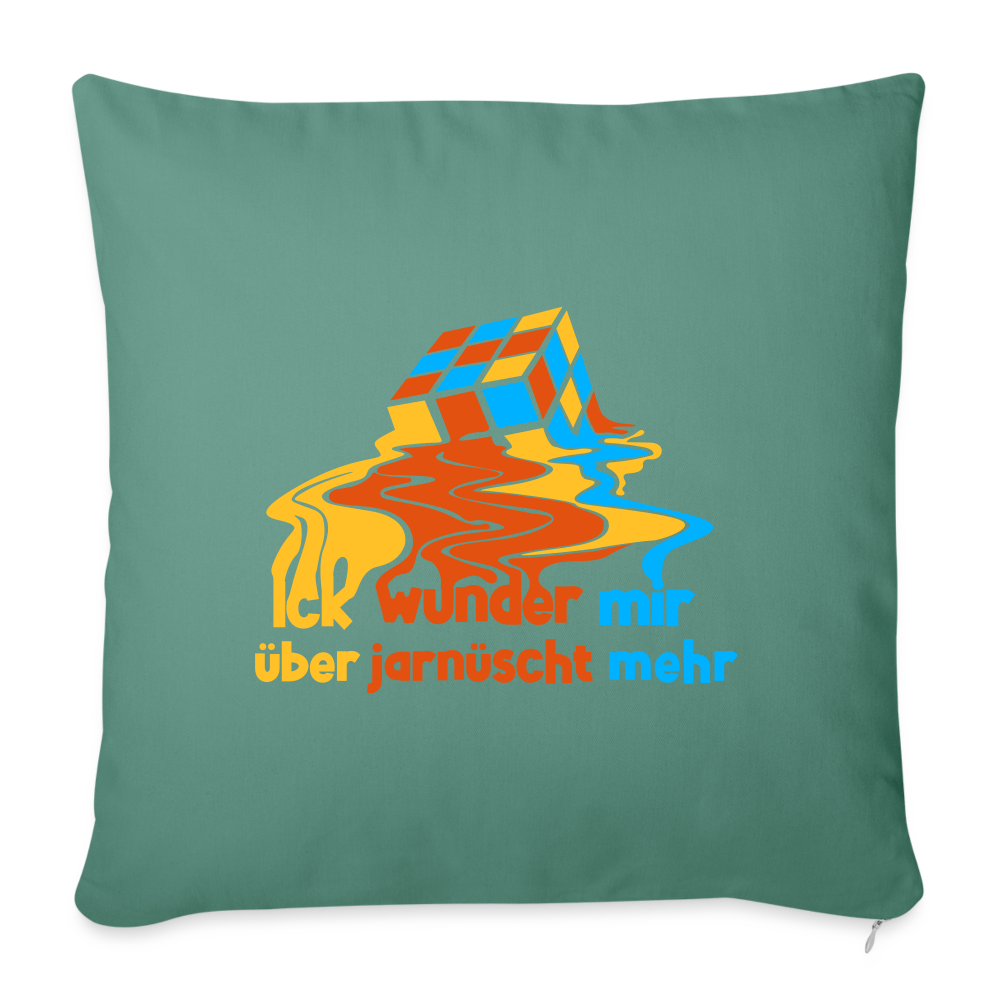 Ick Wunder Mir - Sofakissen mit Füllung (45 x 45 cm) - cypress green