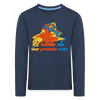 Ick Wunder Mir - Kinder Langarmshirt - navy