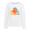 Ick Wunder Mir - Teenager Langarmshirt - white