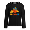 Ick Wunder Mir - Teenager Langarmshirt - black