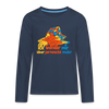 Ick Wunder Mir - Teenager Langarmshirt - navy
