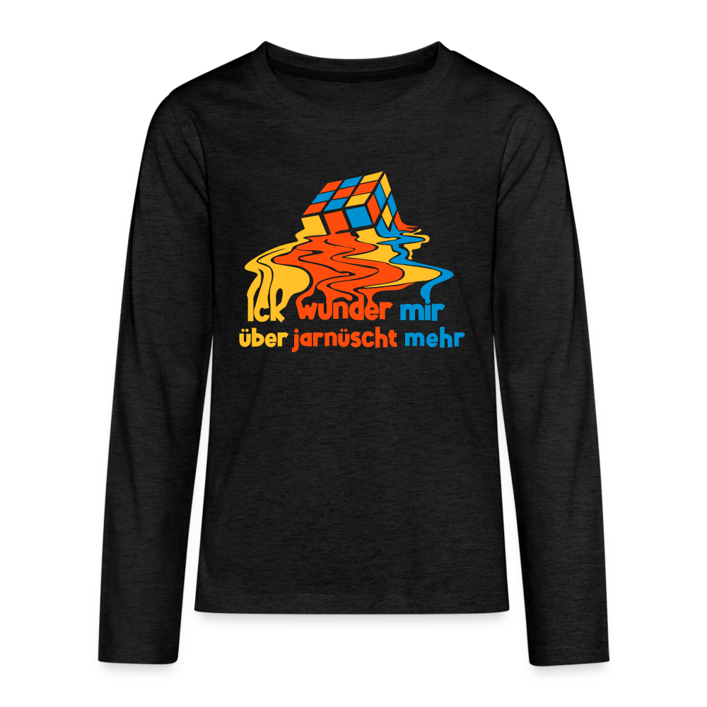 Ick Wunder Mir - Teenager Langarmshirt - charcoal grey