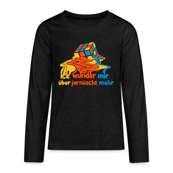 Ick Wunder Mir - Teenager Langarmshirt - charcoal grey