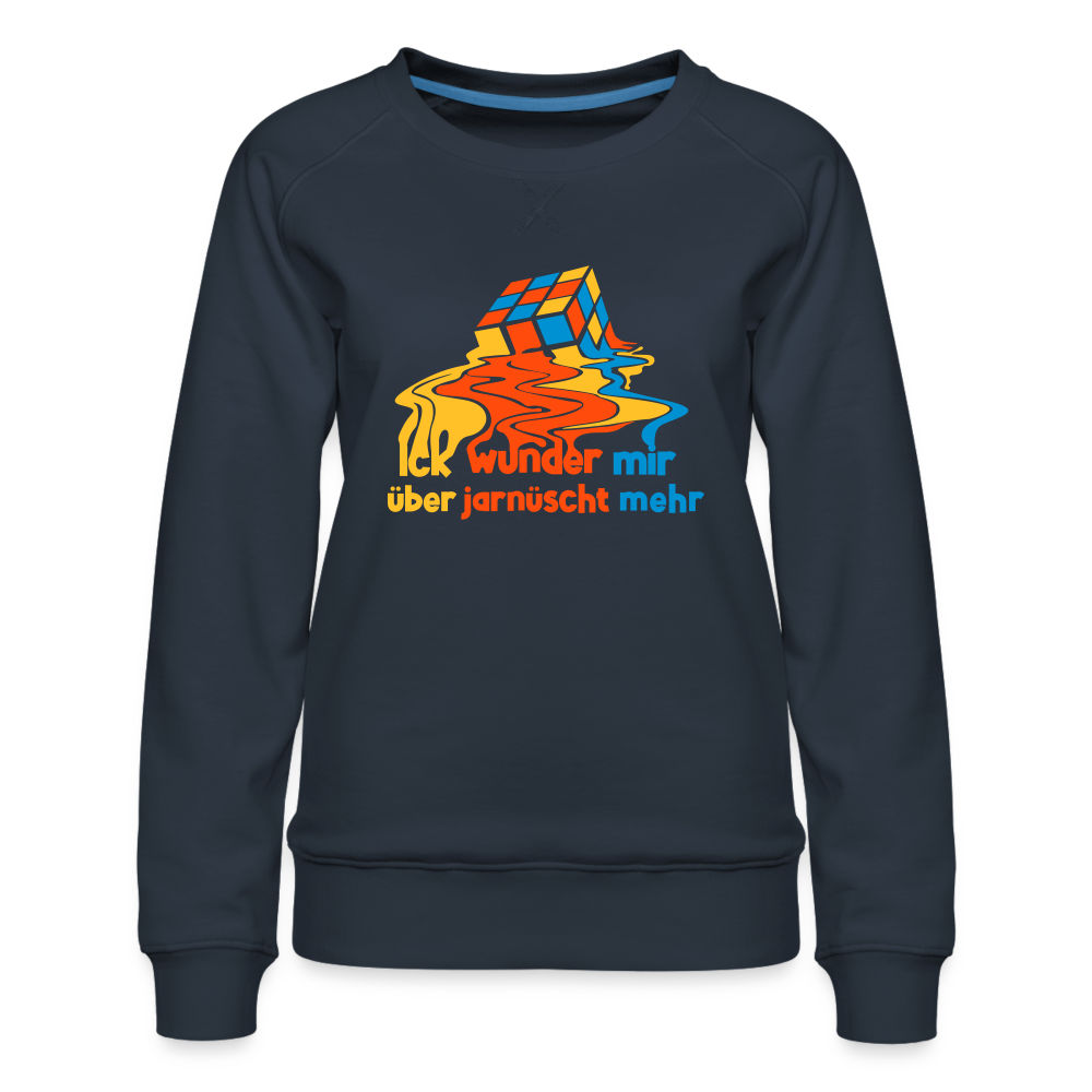 Ick Wunder Mir - Frauen Premium Sweatshirt - navy