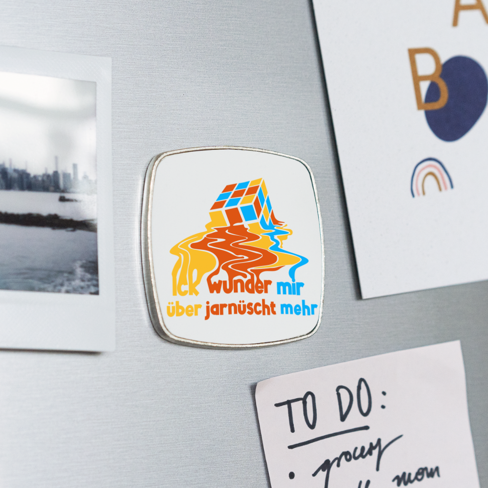 Ick Wunder Mir - Kühlschrankmagnet - white