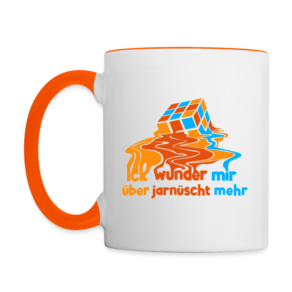 Ick Wunder Mir - Tasse zweifarbig