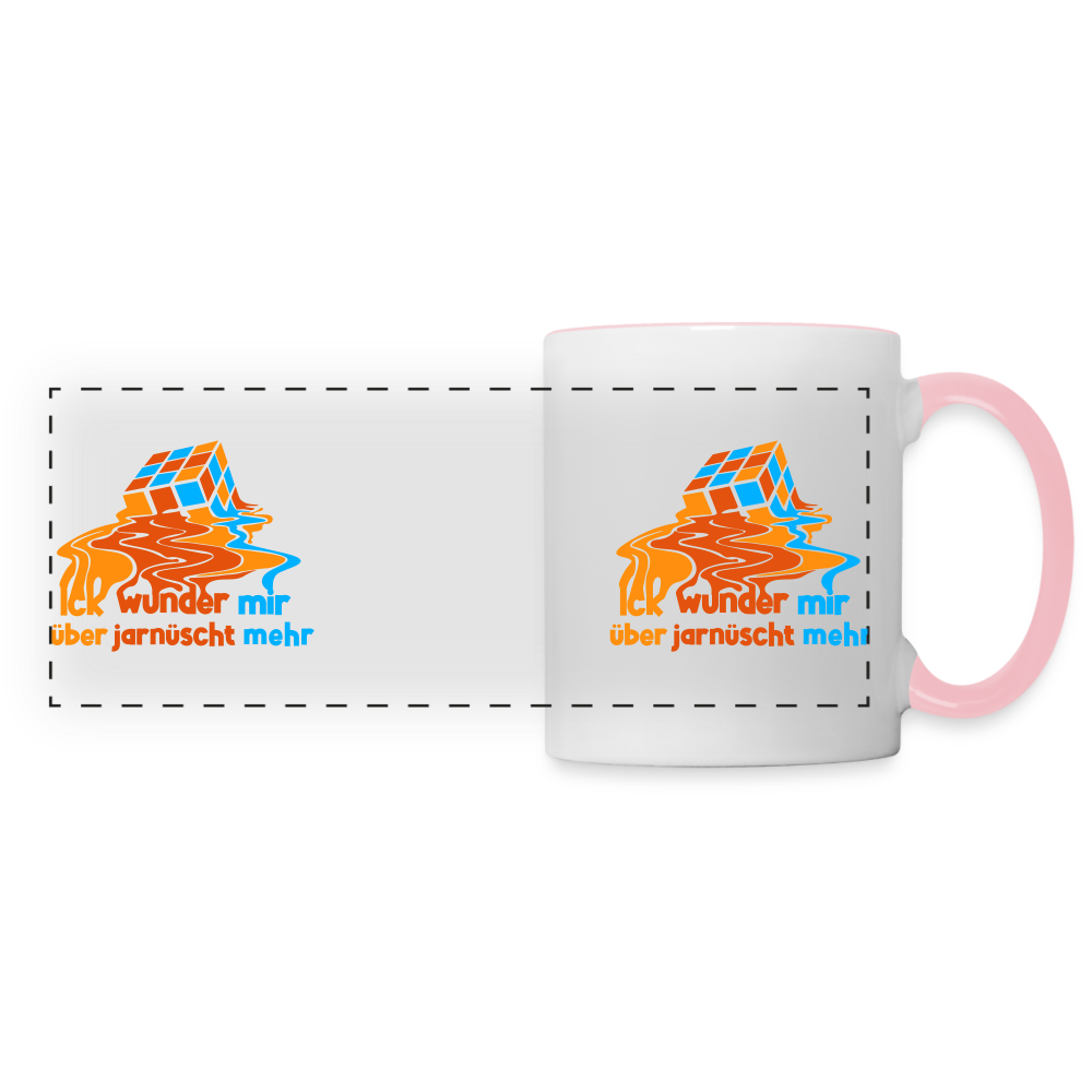 Ick Wunder Mir - Tasse zweifarbig - white/pink