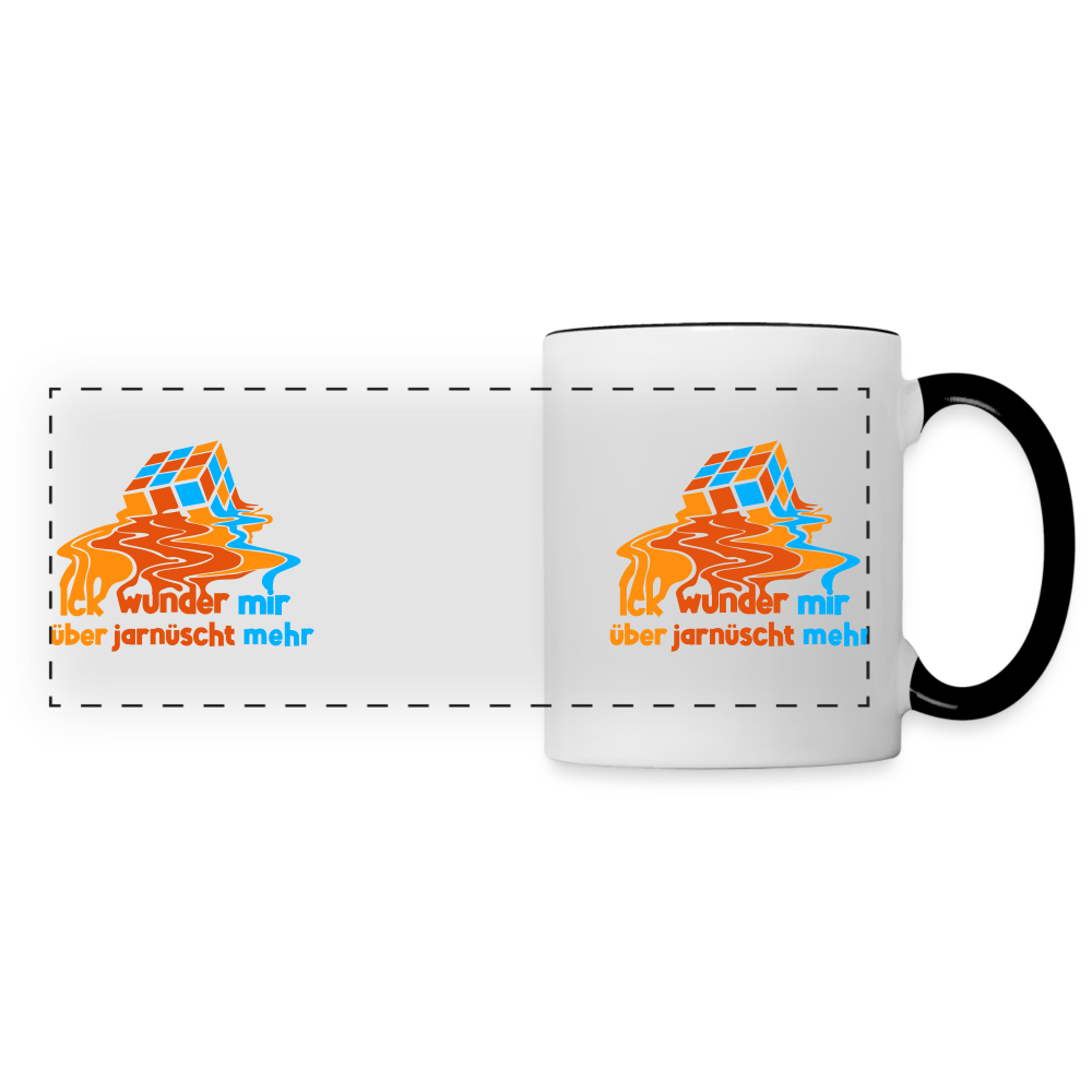 Ick Wunder Mir - Tasse zweifarbig - white/black