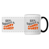 Sex, Drucks & Currywurst - Tasse zweifarbig - white/black