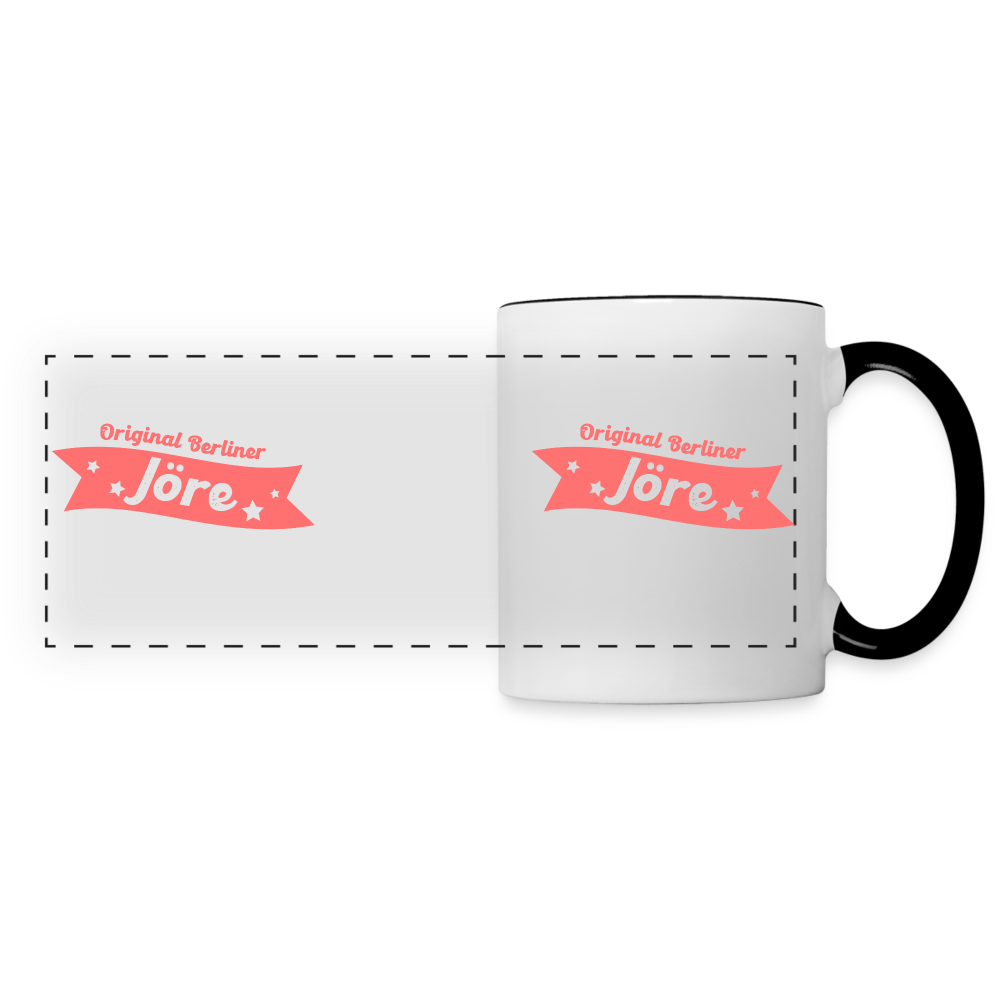 Berliner Jöre - Tasse zweifarbig - white/black