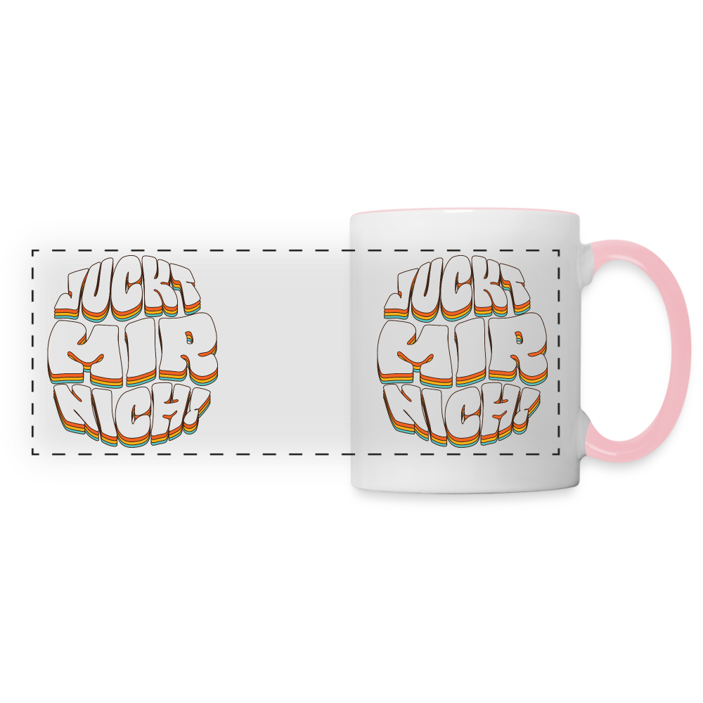 Juckt Mir Nich! - Tasse zweifarbig - white/pink