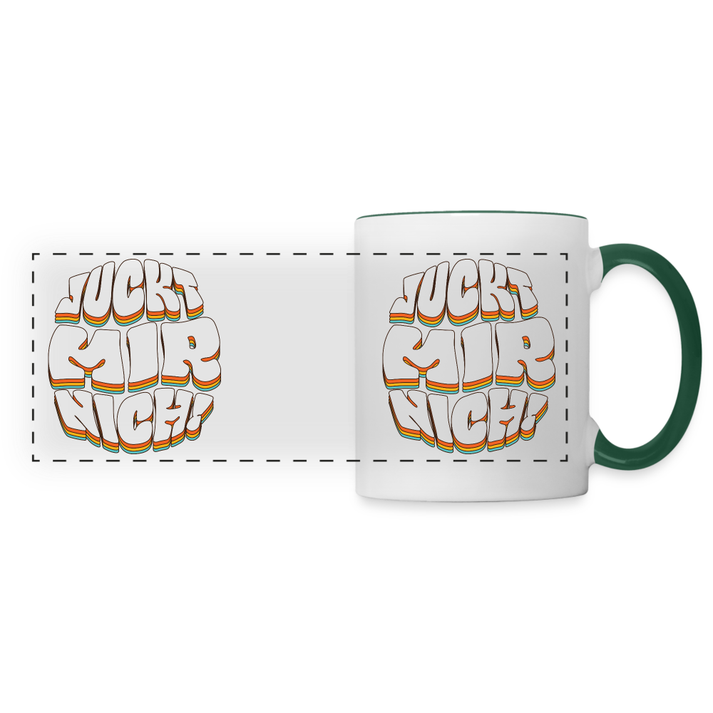 Juckt Mir Nich! - Tasse zweifarbig - white/dark green
