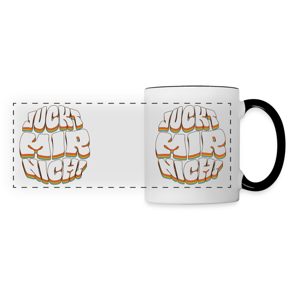 Juckt Mir Nich! - Tasse zweifarbig - white/black