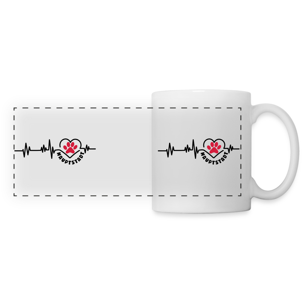 Haupstadt - Tasse zweifarbig - white