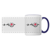 Haupstadt - Tasse zweifarbig - white/cobalt blue