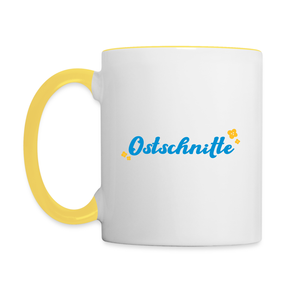 Ostschnitte - Tasse zweifarbig
