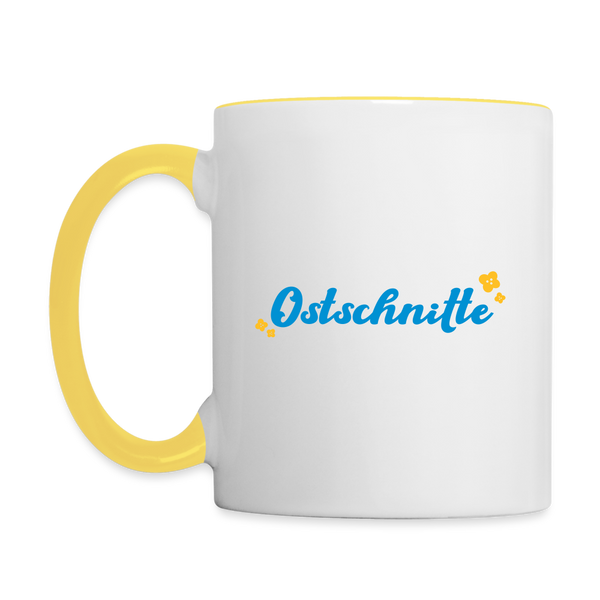 Ostschnitte - Tasse zweifarbig