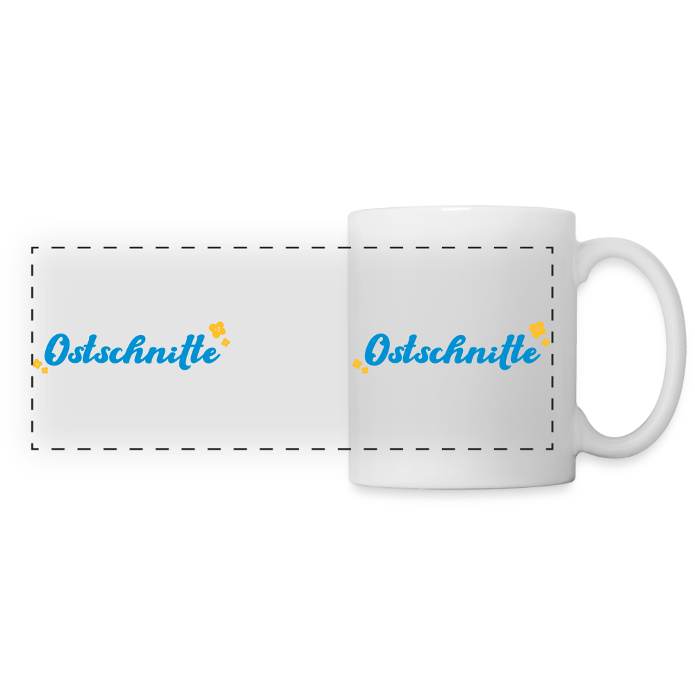 Ostschnitte - Tasse zweifarbig - white