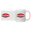 KNORKE lebt! - Tasse zweifarbig - white/pink