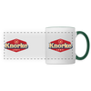 KNORKE lebt! - Tasse zweifarbig - white/dark green