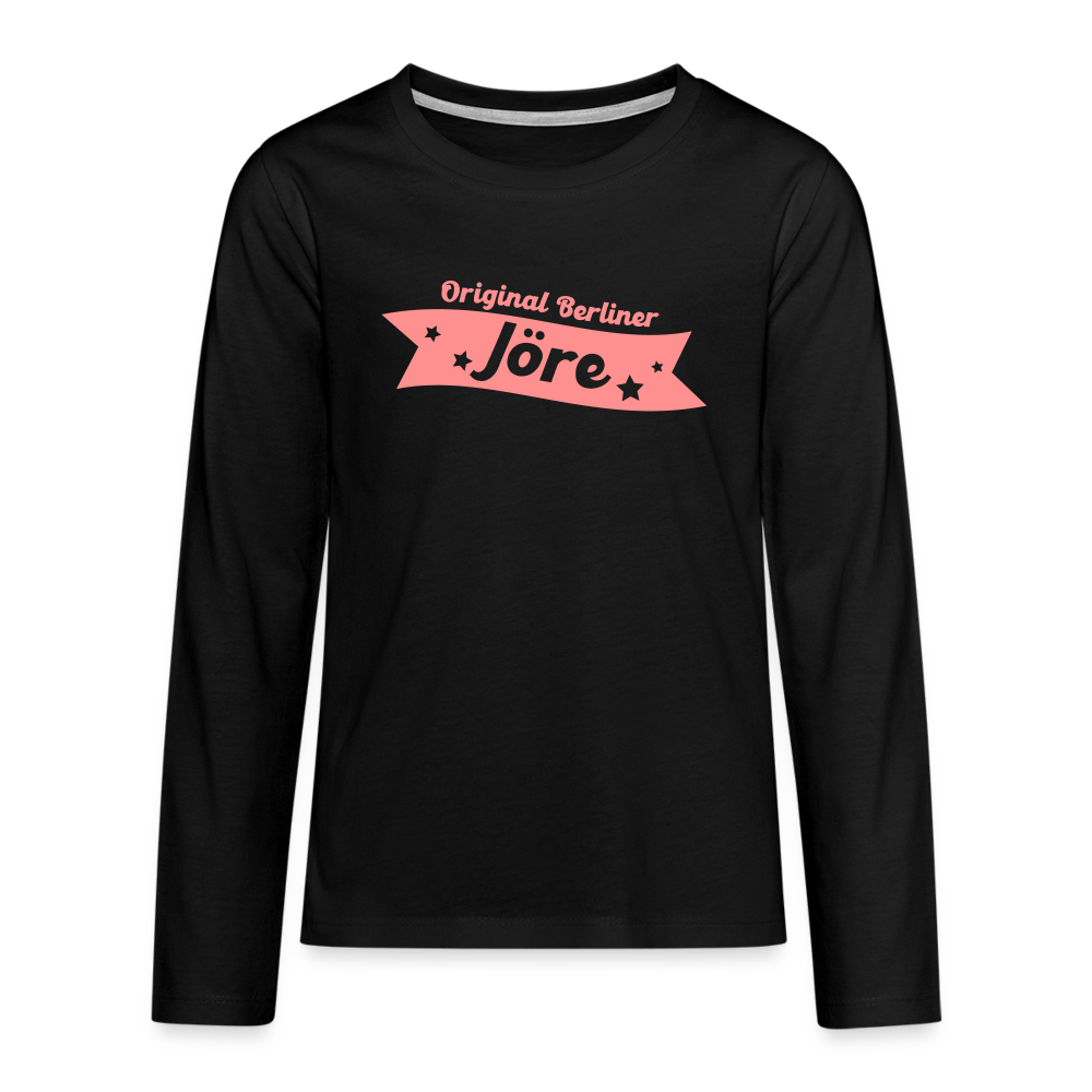 Berliner Jöre - Teenager Langarmshirt - black