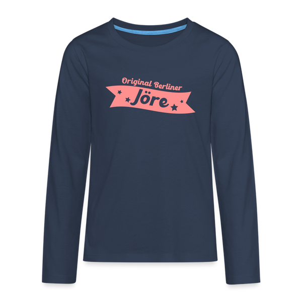 Berliner Jöre - Teenager Langarmshirt - navy