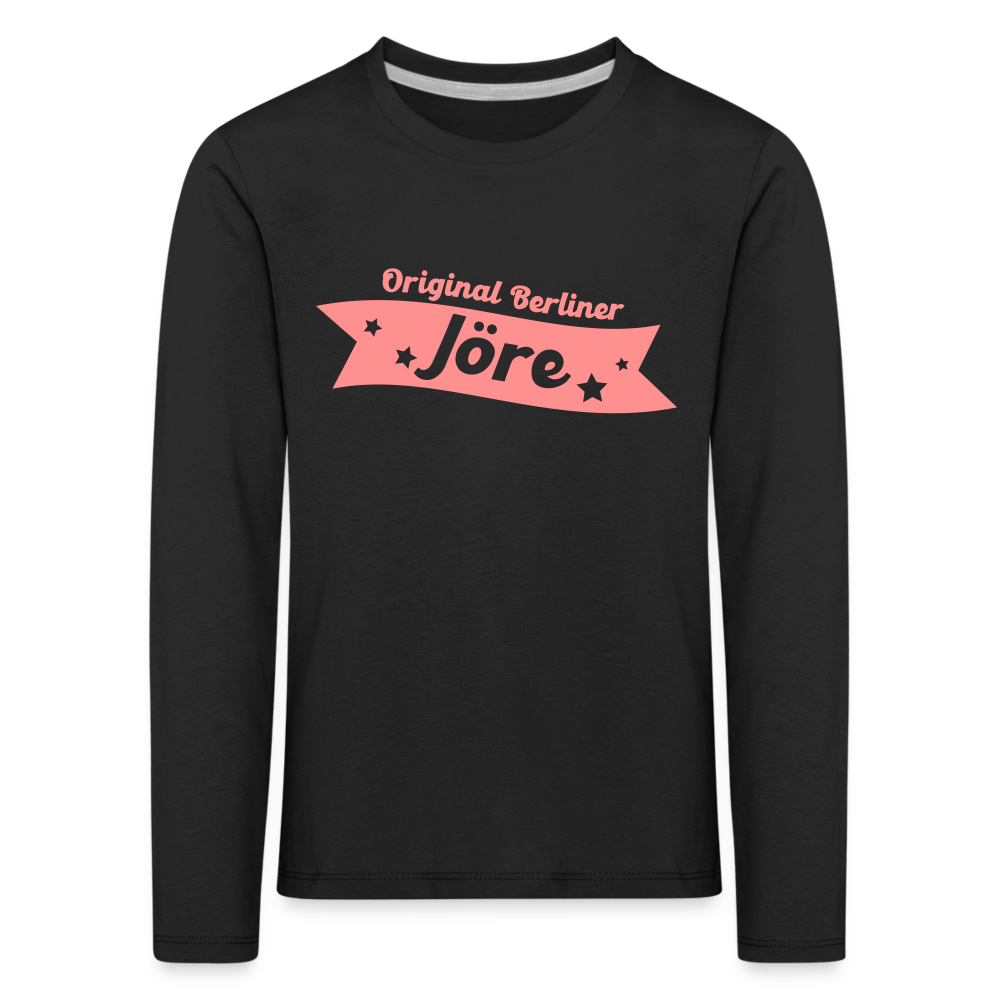 Berliner Jöre - Kinder Langarmshirt - black