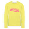 Berliner Jöre - Kinder Langarmshirt - yellow