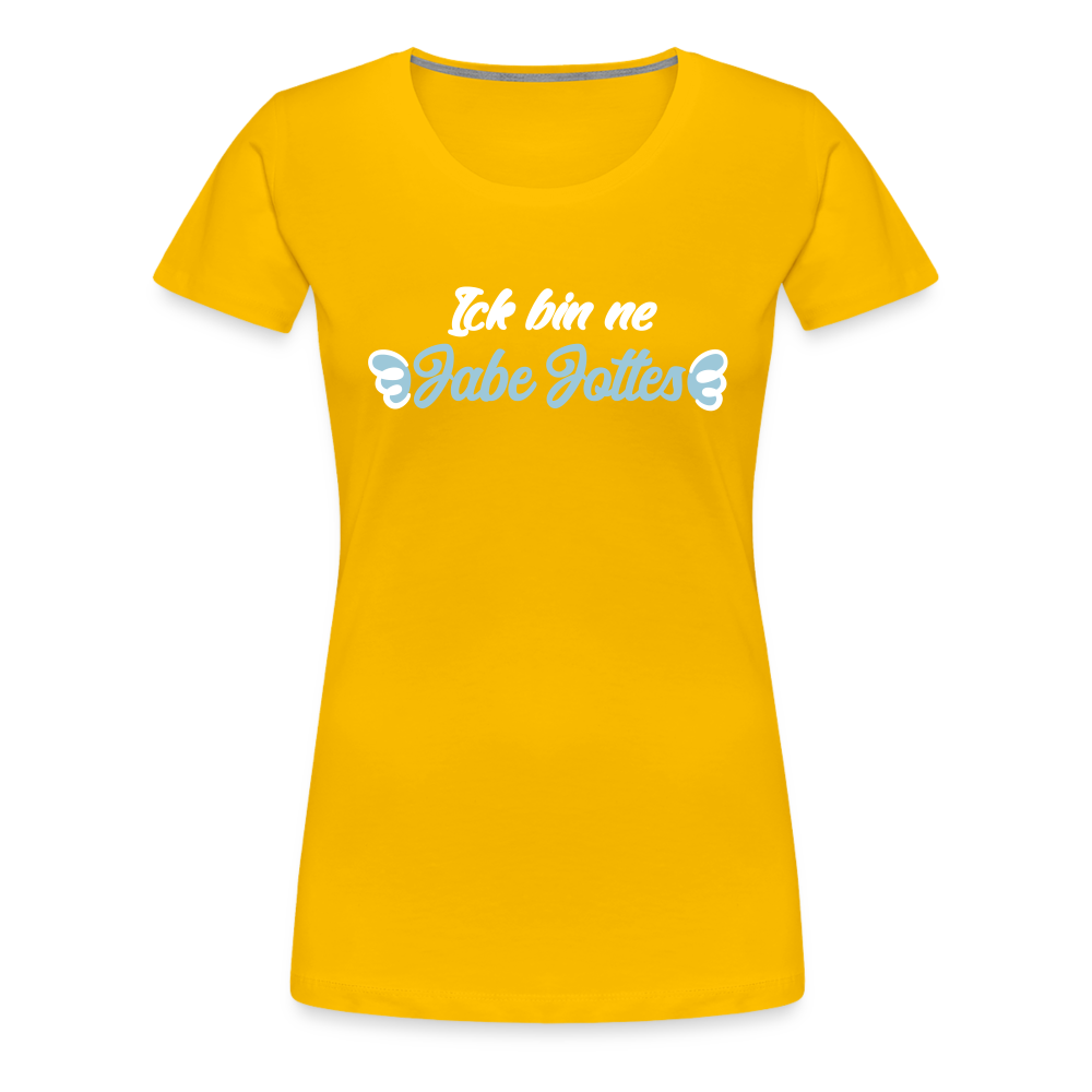 Jabe Jottes - Frauen Premium T-Shirt - sun yellow
