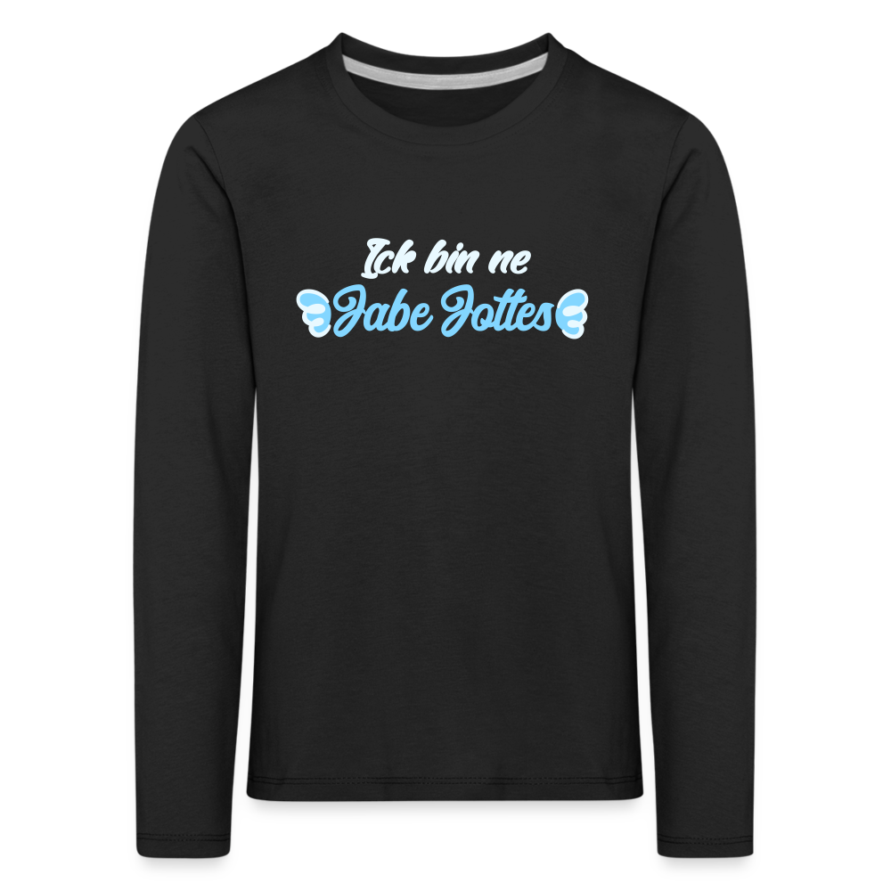Jabe Jottes - Kinder Langarmshirt - black