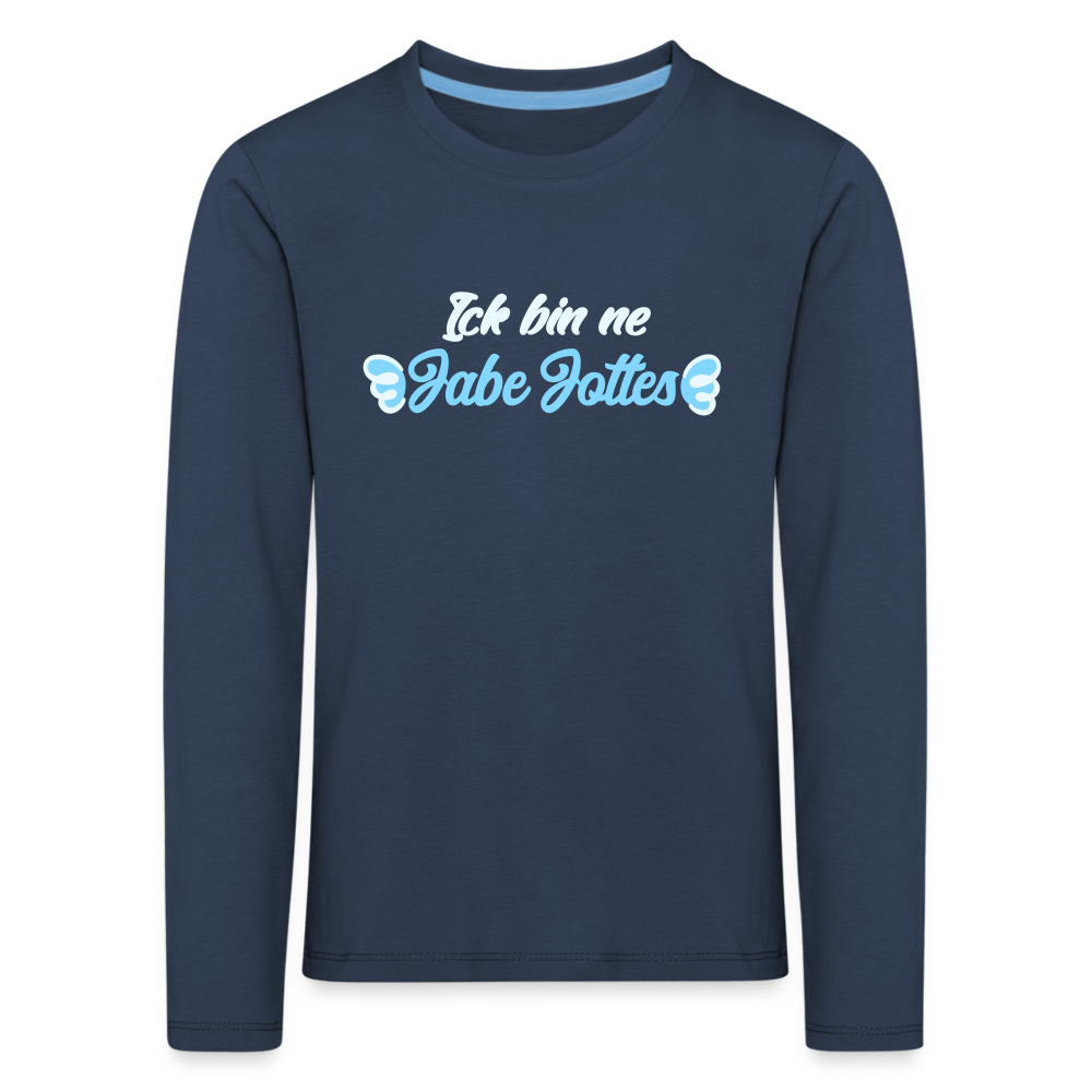 Jabe Jottes - Kinder Langarmshirt - navy