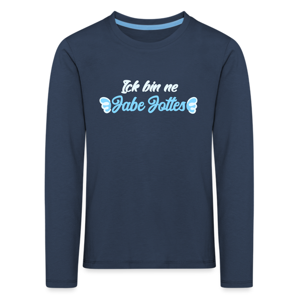Jabe Jottes - Kinder Langarmshirt - navy