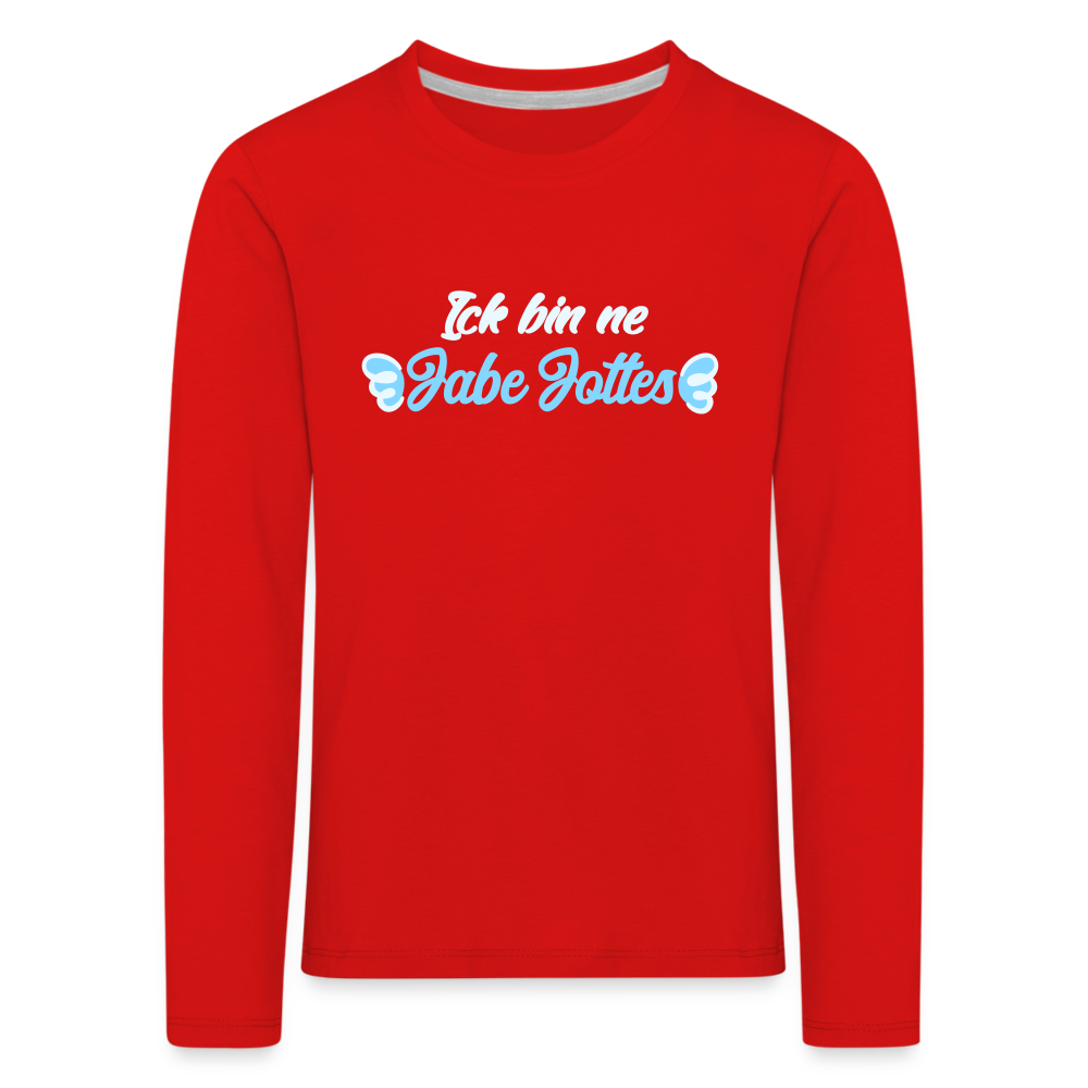 Jabe Jottes - Kinder Langarmshirt - red
