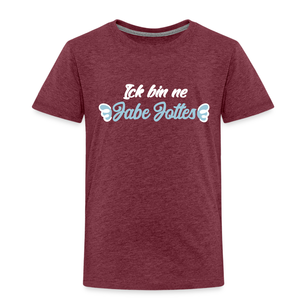 Jabe Jottes - Kinder Premium T-Shirt - heather burgundy