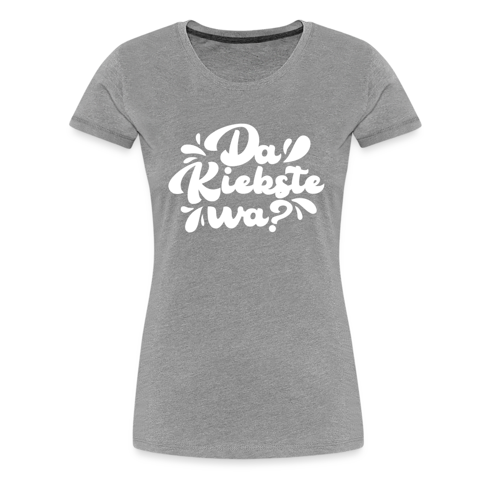 Kiekste - Frauen Premium T-Shirt - heather grey