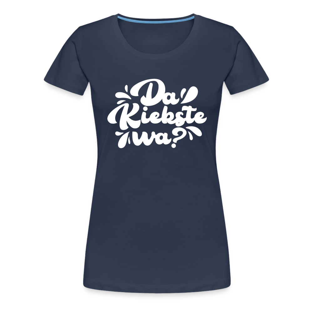 Kiekste - Frauen Premium T-Shirt - navy