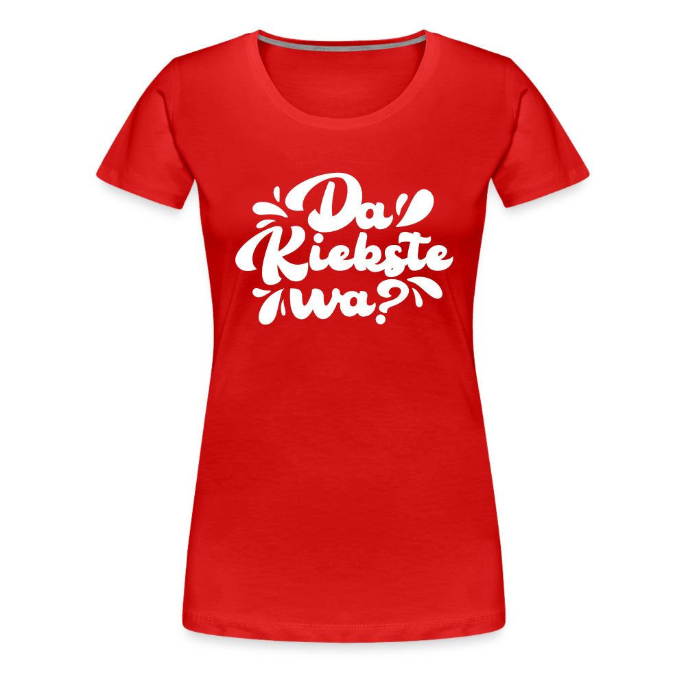 Kiekste - Frauen Premium T-Shirt - red