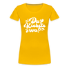 Kiekste - Frauen Premium T-Shirt - sun yellow