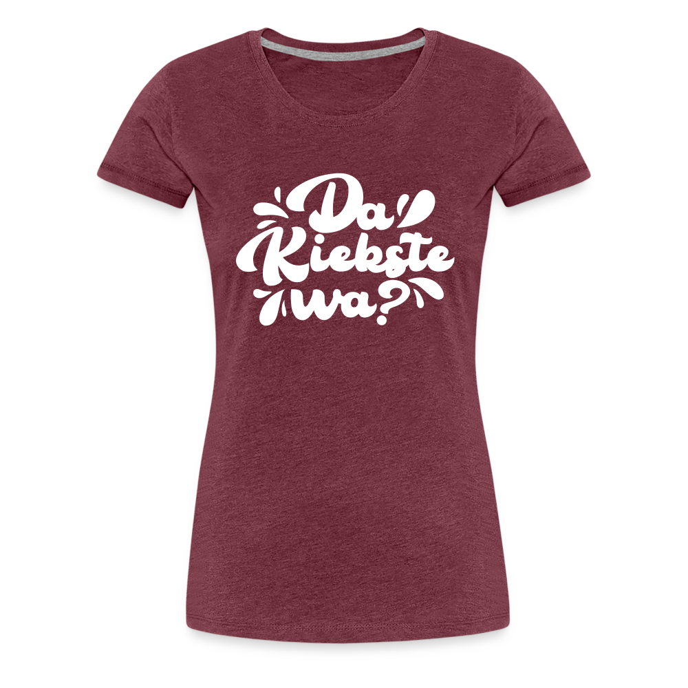 Kiekste - Frauen Premium T-Shirt - heather burgundy