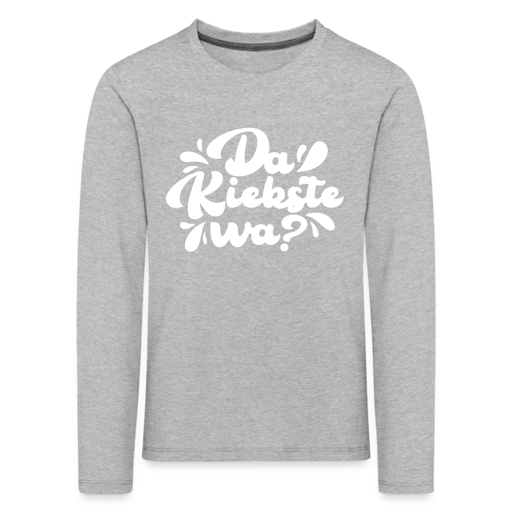 Kiekste - Kinder Langarmshirt - heather grey