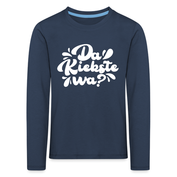 Kiekste - Kinder Langarmshirt - navy