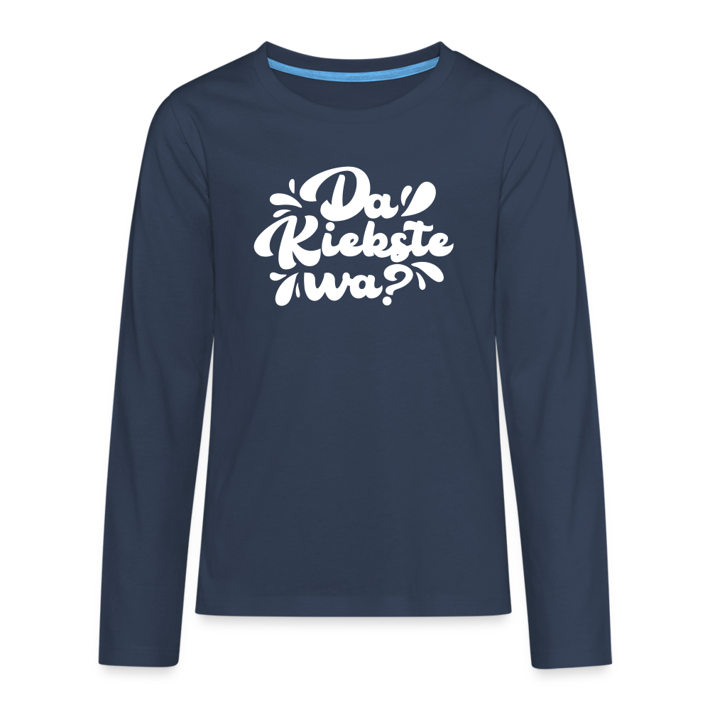 Kiekste - Teenager Langarmshirt - navy