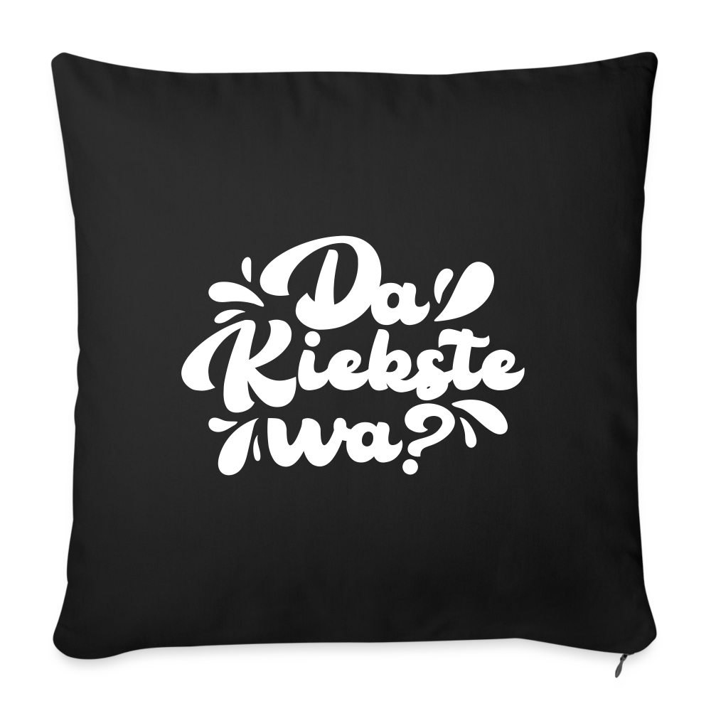 Kiekste - Sofakissen mit Füllung (45 x 45 cm) - black