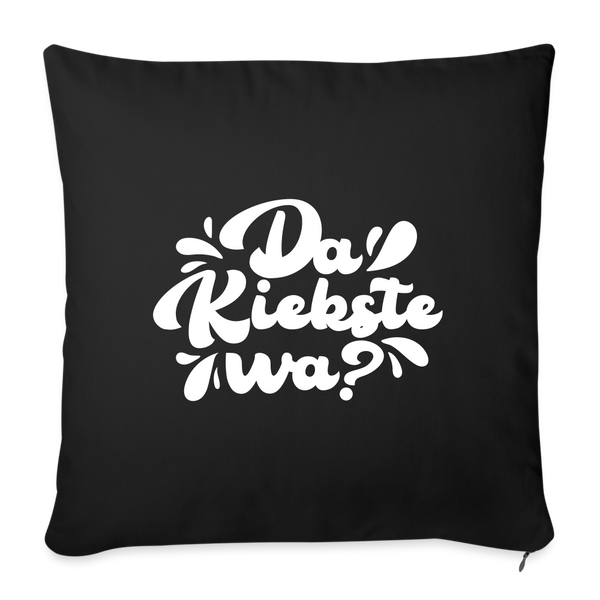 Kiekste - Sofakissen mit Füllung (45 x 45 cm) - black